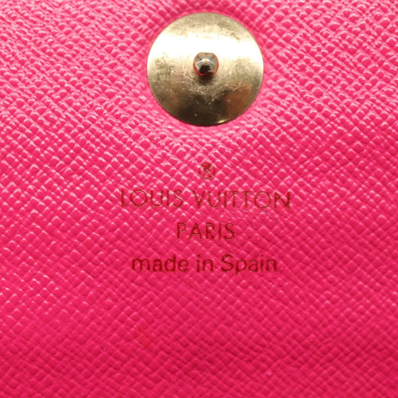 LOUIS VUITTON Multicolor Portefeiulle Sarah Wallet Black M60668 LV Auth 116306