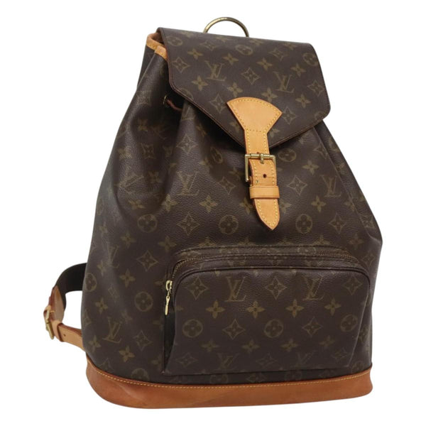 LOUIS VUITTON Monogram Montsouris GM Backpack M51135 LV Auth 116365