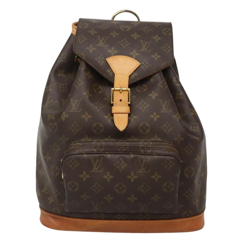LOUIS VUITTON Monogram Montsouris GM Backpack M51135 LV Auth 116365