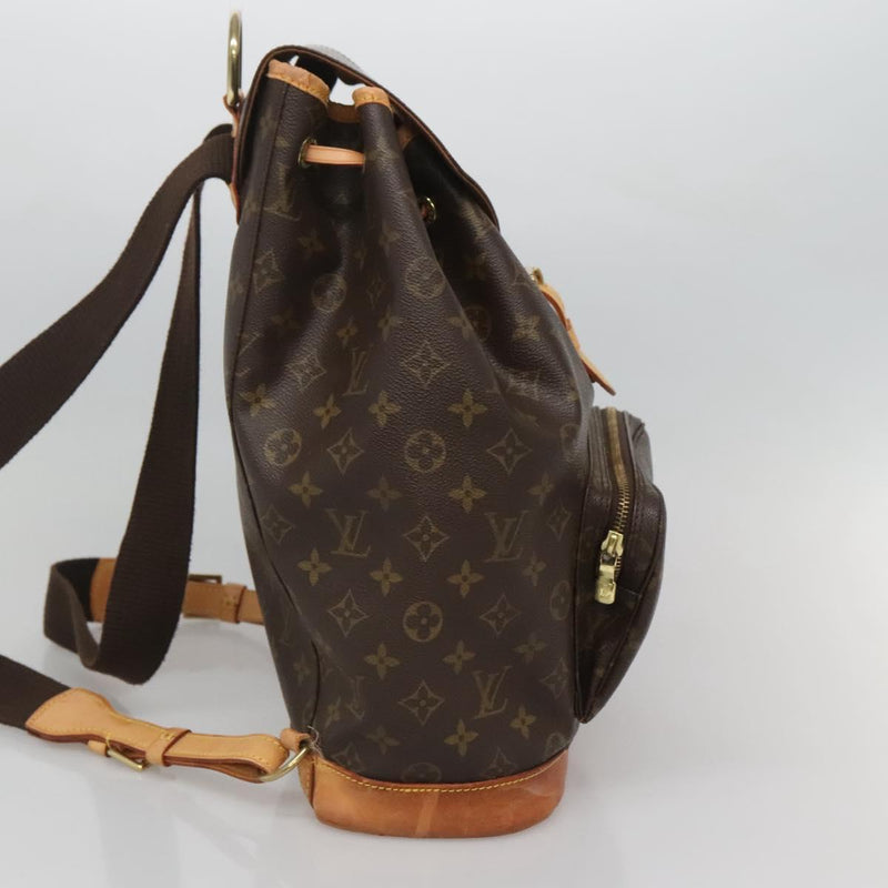 LOUIS VUITTON Monogram Montsouris GM Backpack M51135 LV Auth 116365