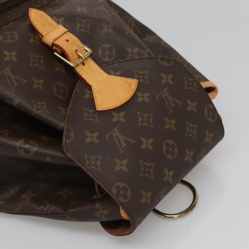 LOUIS VUITTON Monogram Montsouris GM Backpack M51135 LV Auth 116365
