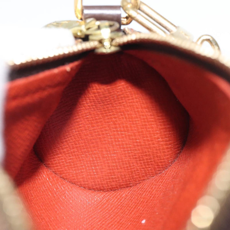 LOUIS VUITTON Damier Ebene Papillon Pouch LV Auth 118084