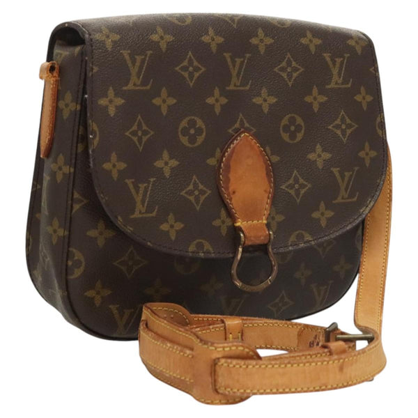 LOUIS VUITTON Monogram Saint Cloud GM Shoulder Bag M51242 LV Auth 118229