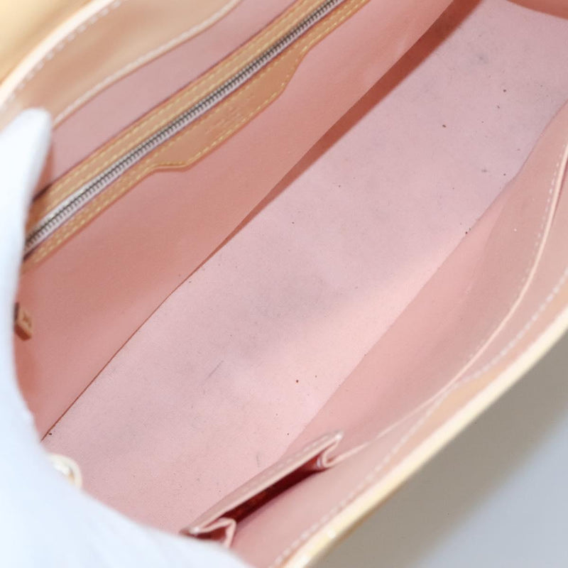 LOUIS VUITTON Vernis Biscayne Bay GM Bag Marshmallow Pink M91284 LV Auth 118449