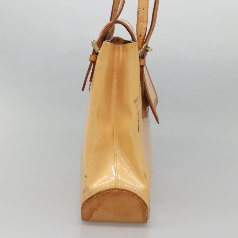 LOUIS VUITTON Vernis Biscayne Bay GM Bag Marshmallow Pink M91284 LV Auth 118449