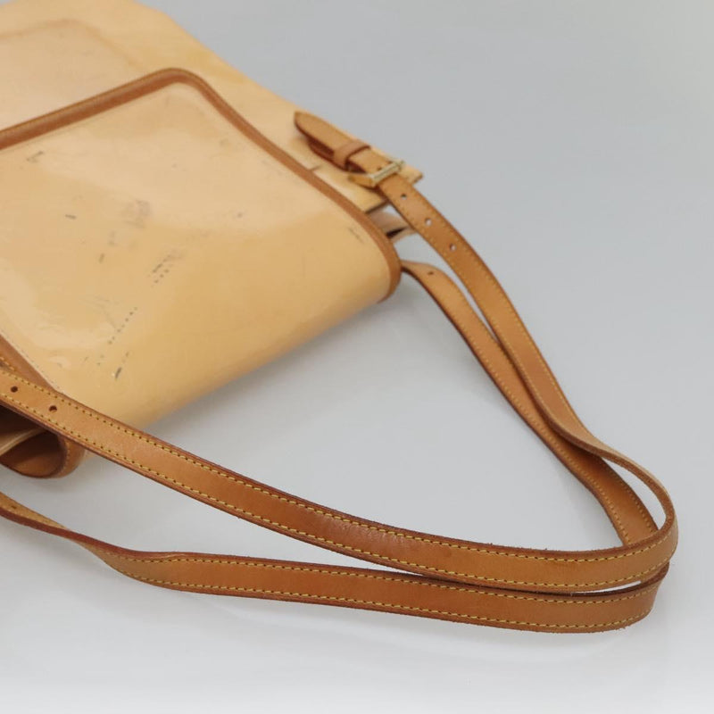 LOUIS VUITTON Vernis Biscayne Bay GM Bag Marshmallow Pink M91284 LV Auth 118449