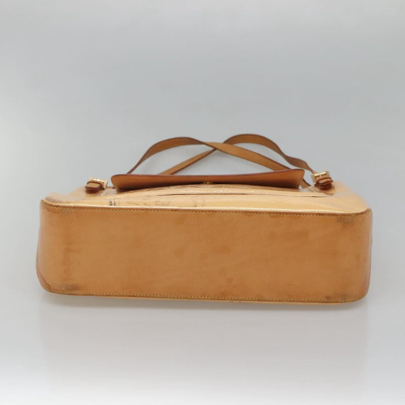 LOUIS VUITTON Vernis Biscayne Bay GM Bag Marshmallow Pink M91284 LV Auth 118449