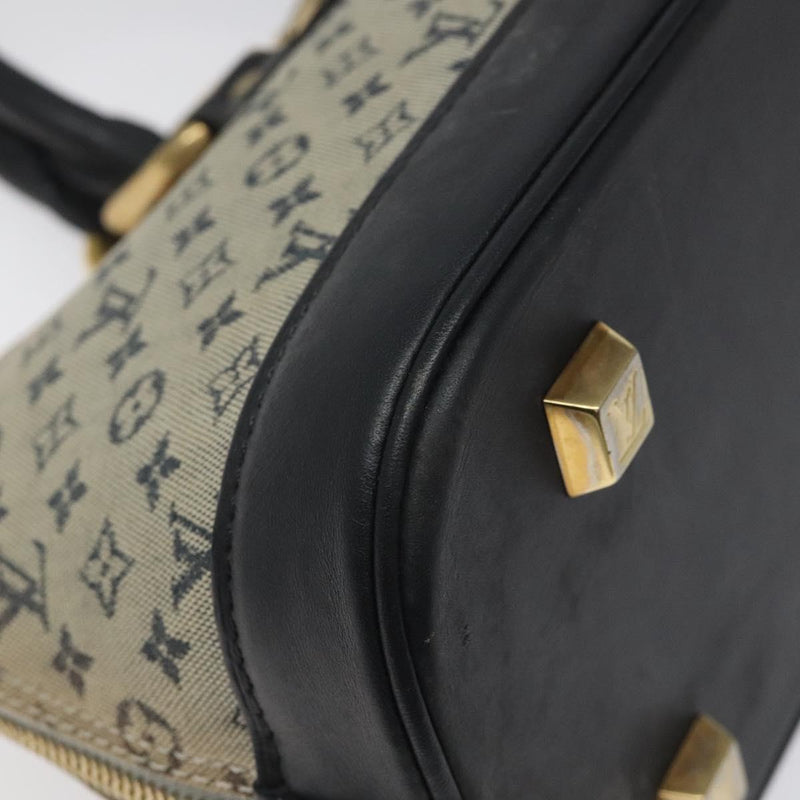 LOUIS VUITTON Monogram Mini Alma Ron Hand Bag Blue M92205 LV Auth 118526
