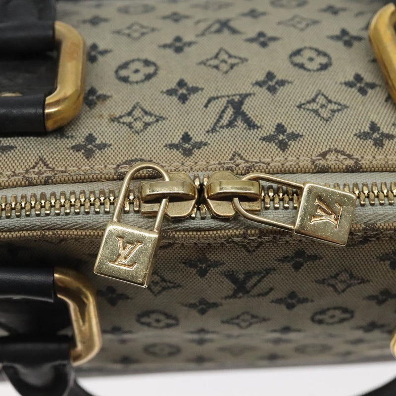 LOUIS VUITTON Monogram Mini Alma Ron Hand Bag Blue M92205 LV Auth 118526
