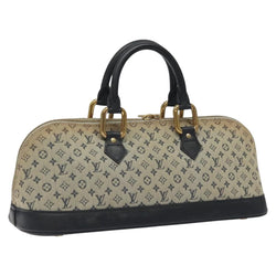 LOUIS VUITTON Monogram Mini Alma Ron Hand Bag Blue M92205 LV Auth 118526