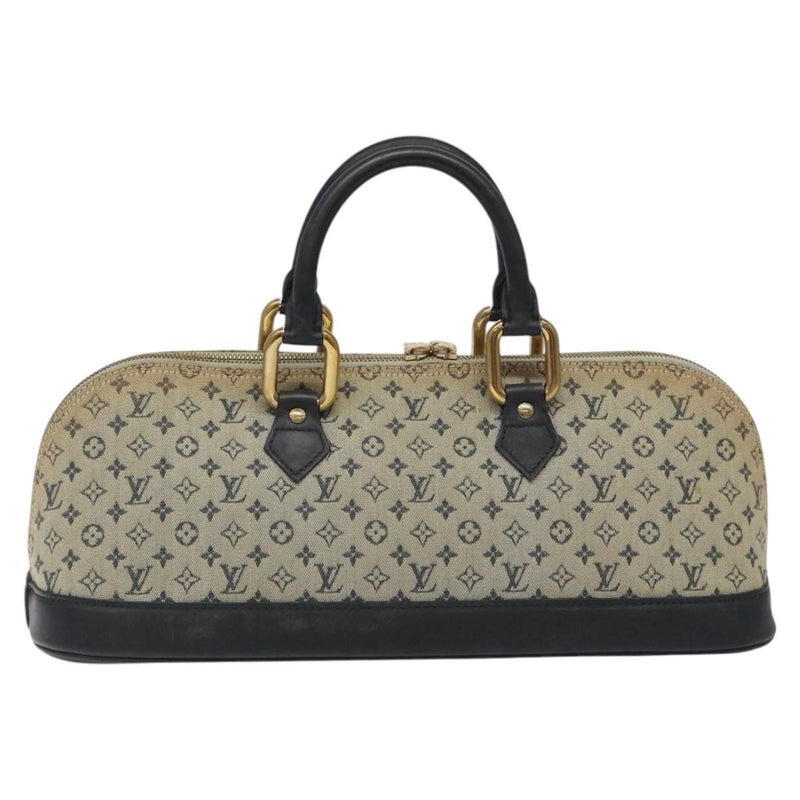 LOUIS VUITTON Monogram Mini Alma Ron Hand Bag Blue M92205 LV Auth 118526