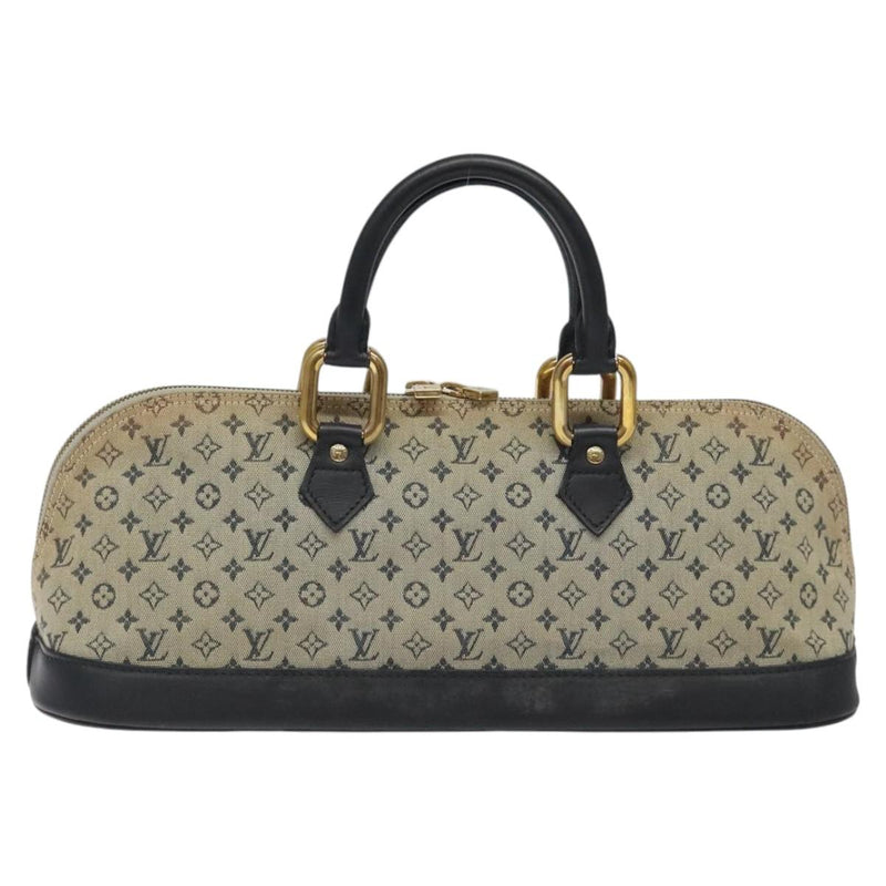 LOUIS VUITTON Monogram Mini Alma Ron Hand Bag Blue M92205 LV Auth 118526