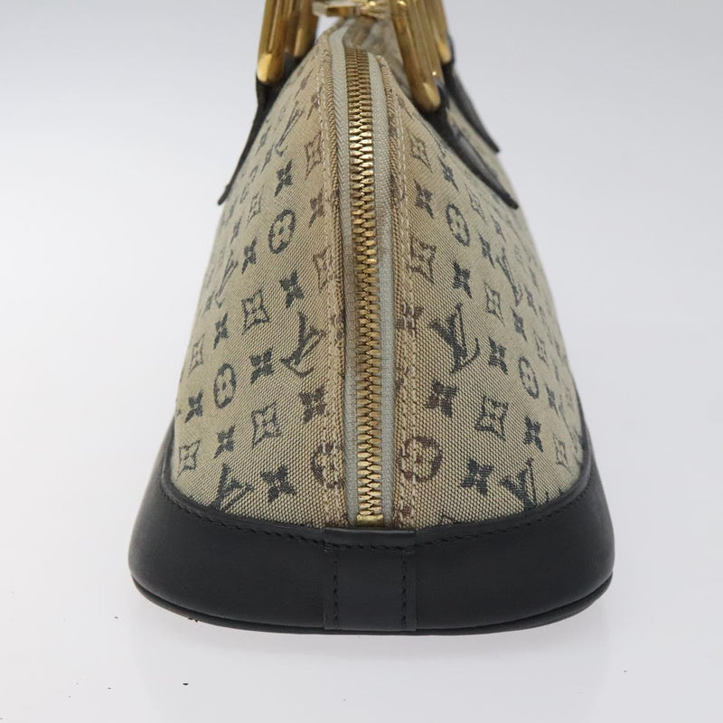 LOUIS VUITTON Monogram Mini Alma Ron Hand Bag Blue M92205 LV Auth 118526