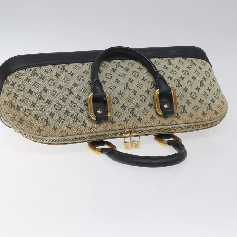 LOUIS VUITTON Monogram Mini Alma Ron Hand Bag Blue M92205 LV Auth 118526