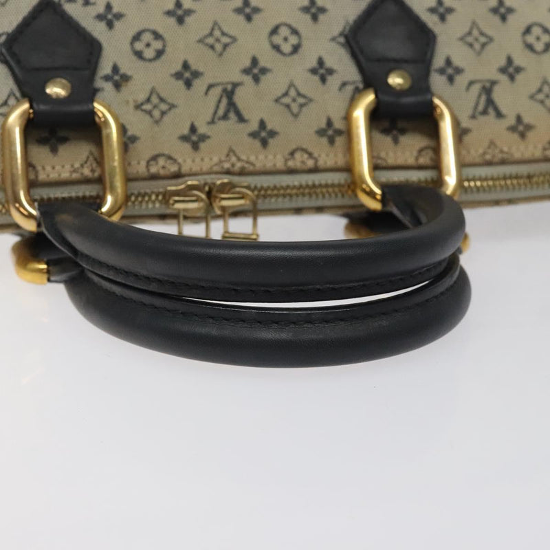LOUIS VUITTON Monogram Mini Alma Ron Hand Bag Blue M92205 LV Auth 118526