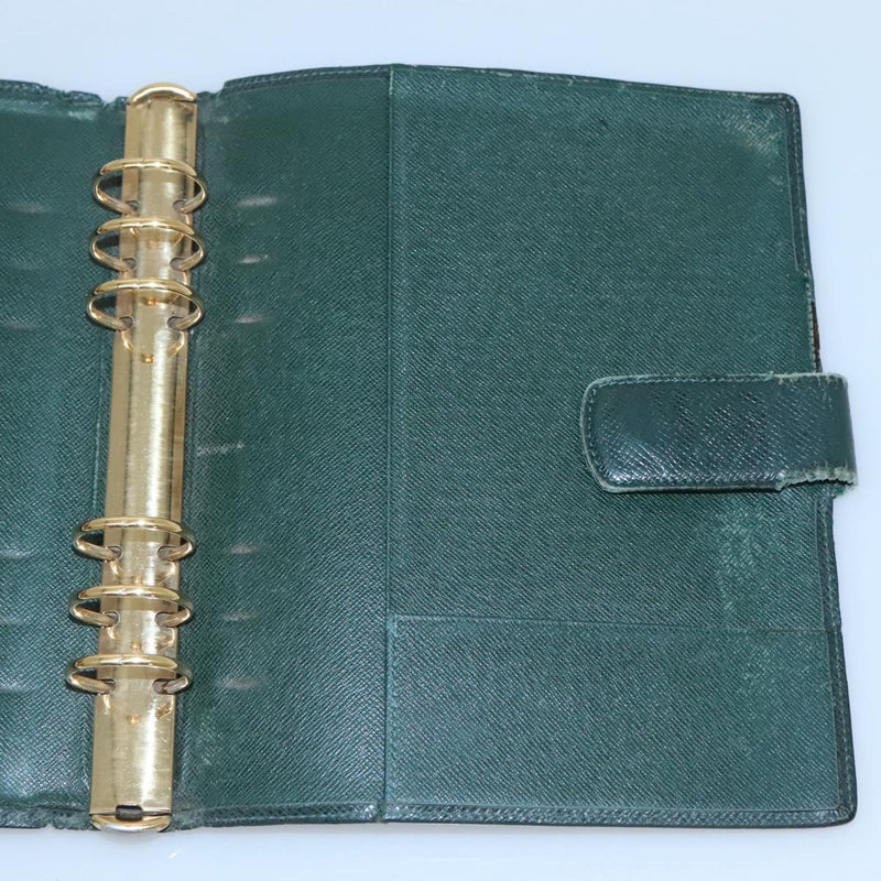 LOUIS VUITTON Taiga Agenda GM Day Planner Cover Epicea R20404 LV Auth 118539