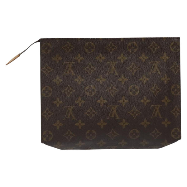 LOUIS VUITTON Monogram Poche Toilette 26 Pouch M47542 LV Auth 118540