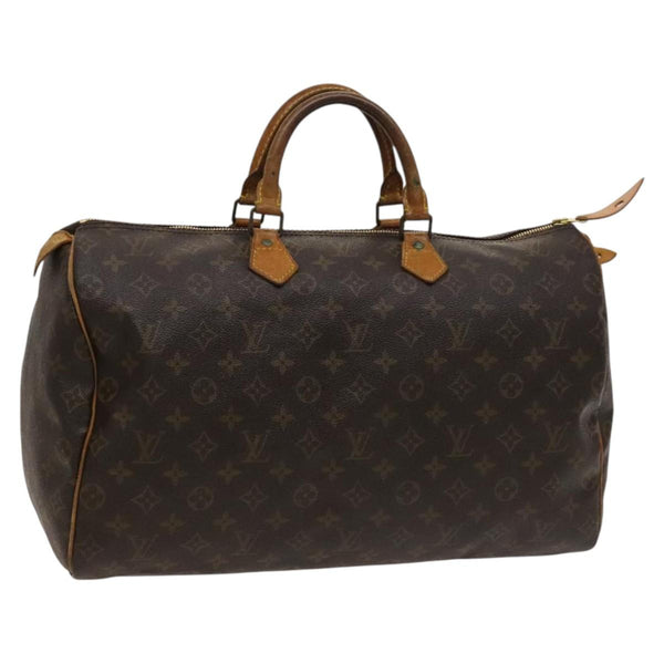 LOUIS VUITTON Monogram Speedy 40 Hand Bag M41522 LV Auth 118550
