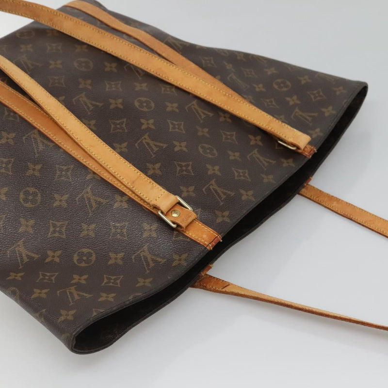 LOUIS VUITTON Monogram Sac Shopping Tote Bag M51108 LV Auth 118551