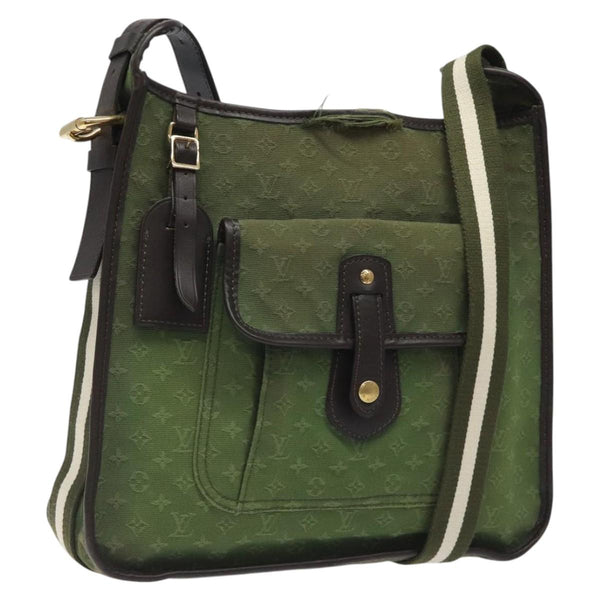 LOUIS VUITTON Monogram Mini Bussus Marie Kate Bag TST Khaki M92324 Auth 118552