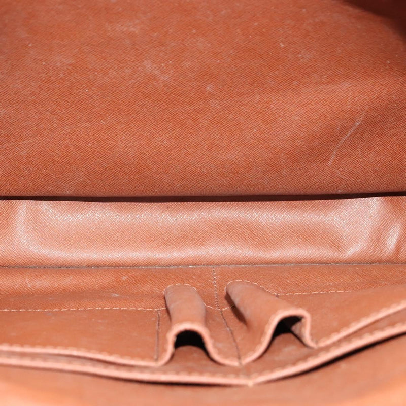 LOUIS VUITTON Epi Porte Documents Voyage Business Bag Brown M54478 Auth 119002