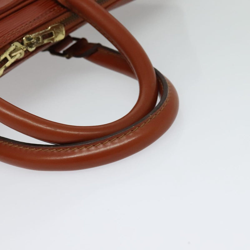 LOUIS VUITTON Epi Porte Documents Voyage Business Bag Brown M54478 Auth 119002