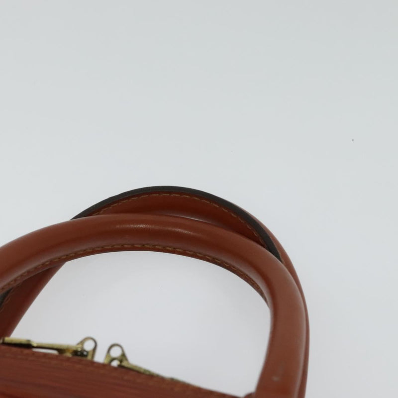 LOUIS VUITTON Epi Porte Documents Voyage Business Bag Brown M54478 Auth 119002