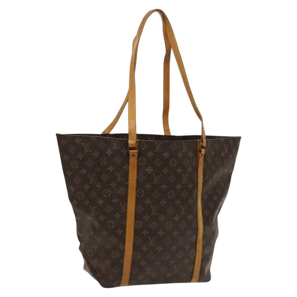 LOUIS VUITTON Monogram Sac Shopping GM Tote Bag M51110 LV Auth 119017