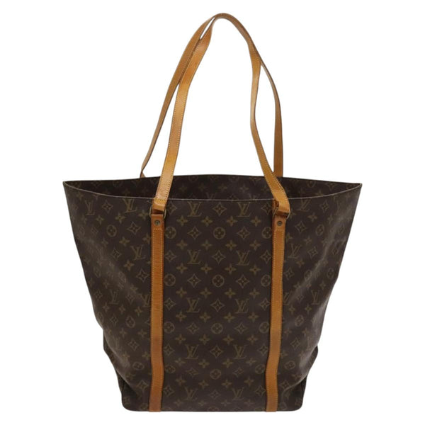 LOUIS VUITTON Monogram Sac Shopping GM Tote Bag M51110 LV Auth 119017