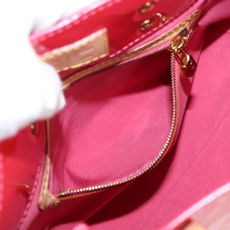LOUIS VUITTON Monogram Vernis Reade PM Hand Bag Fran Boise M9132F Auth 119018AM