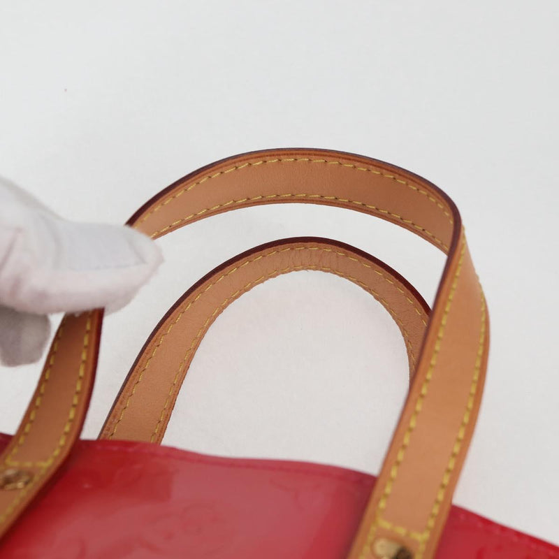 LOUIS VUITTON Monogram Vernis Reade PM Hand Bag Fran Boise M9132F Auth 119018AM