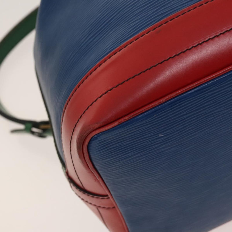 LOUIS VUITTON Epi Toriko Color Noe Bag Red Blue Green M44084 LV Auth 119021