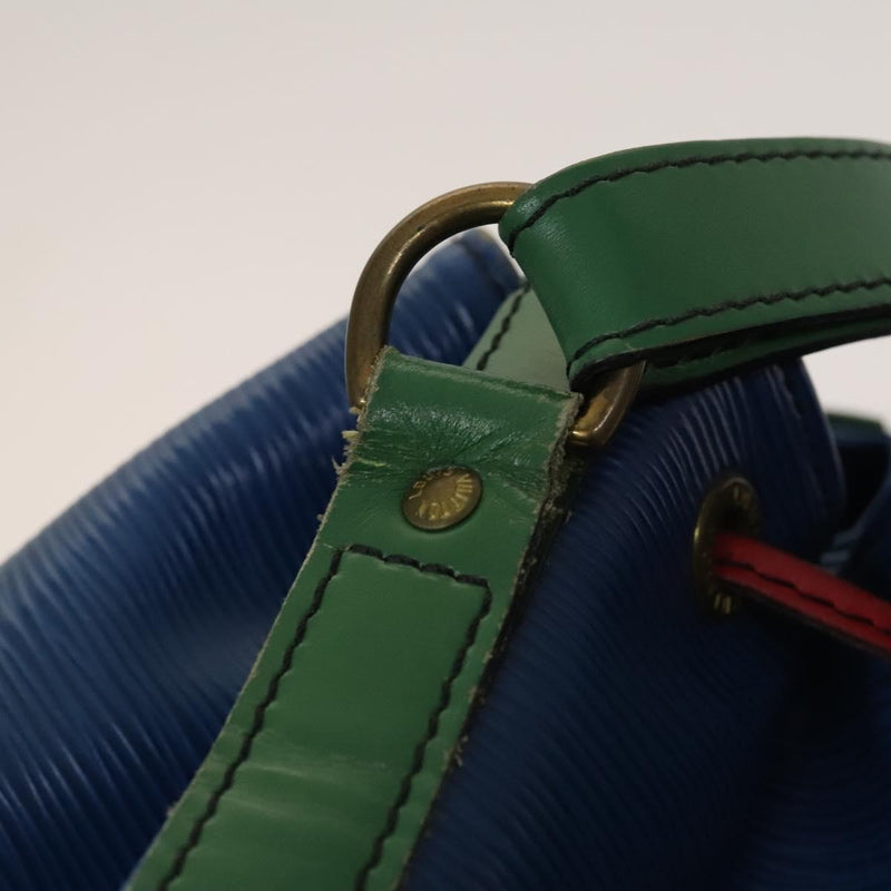 LOUIS VUITTON Epi Toriko Color Noe Bag Red Blue Green M44084 LV Auth 119021