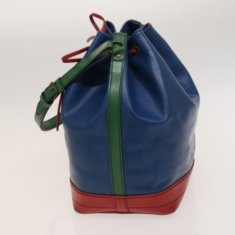 LOUIS VUITTON Epi Toriko Color Noe Bag Red Blue Green M44084 LV Auth 119021