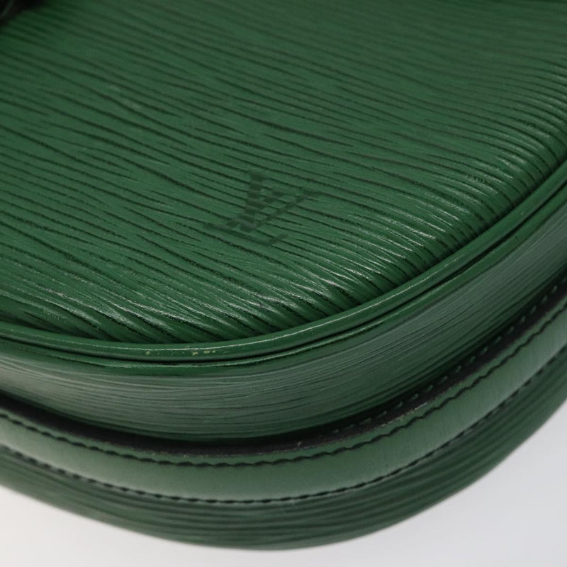 LOUIS VUITTON Epi Jeune Fille MM Shoulder Bag Green M52154 LV Auth 119058