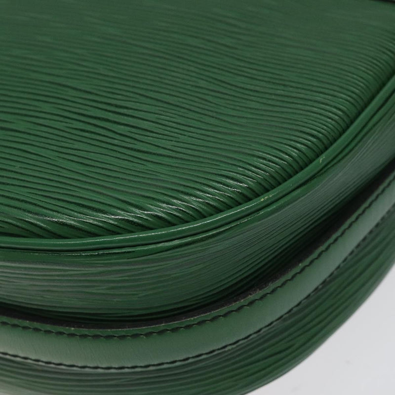 LOUIS VUITTON Epi Jeune Fille MM Shoulder Bag Green M52154 LV Auth 119058