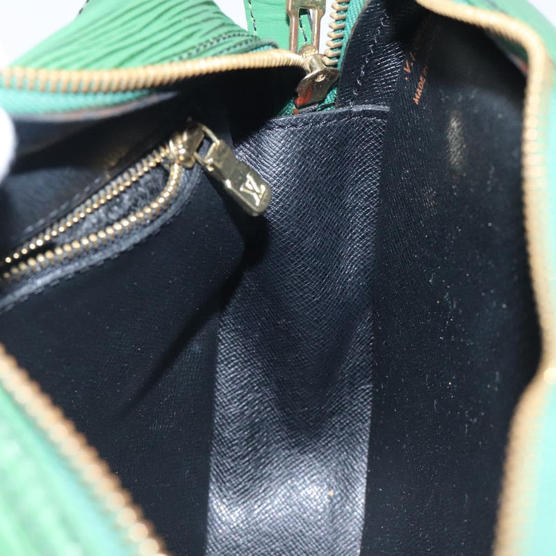 LOUIS VUITTON Epi Jeune Fille MM Shoulder Bag Green M52154 LV Auth 119058