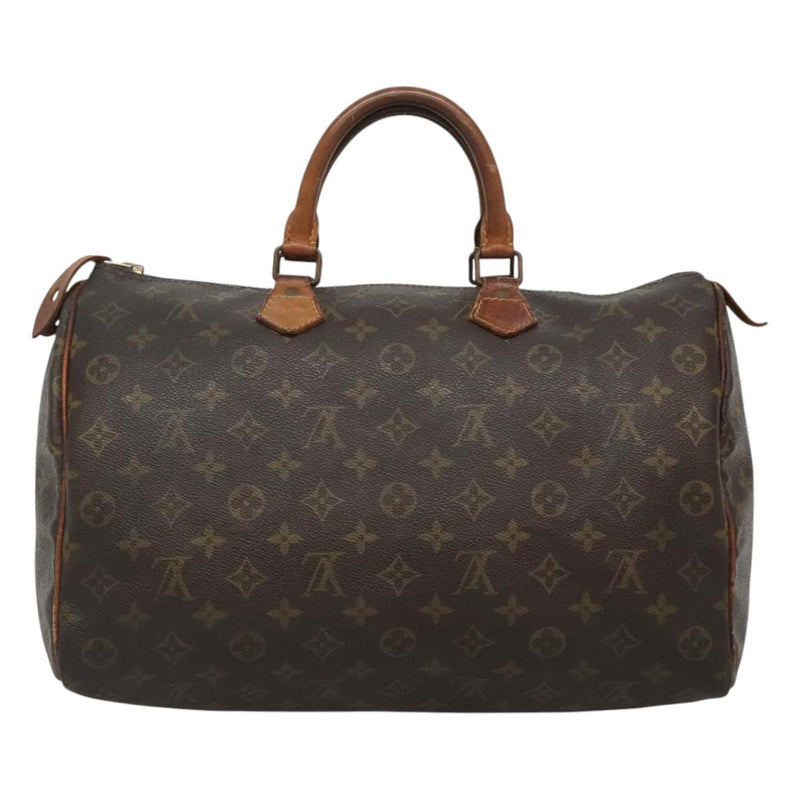 LOUIS VUITTON Monogram Speedy 35 Hand Bag M41524 LV Auth 119062