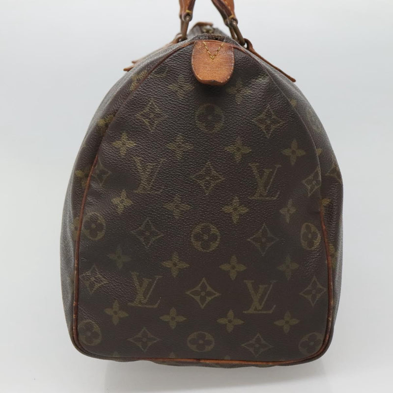 LOUIS VUITTON Monogram Speedy 35 Hand Bag M41524 LV Auth 119062
