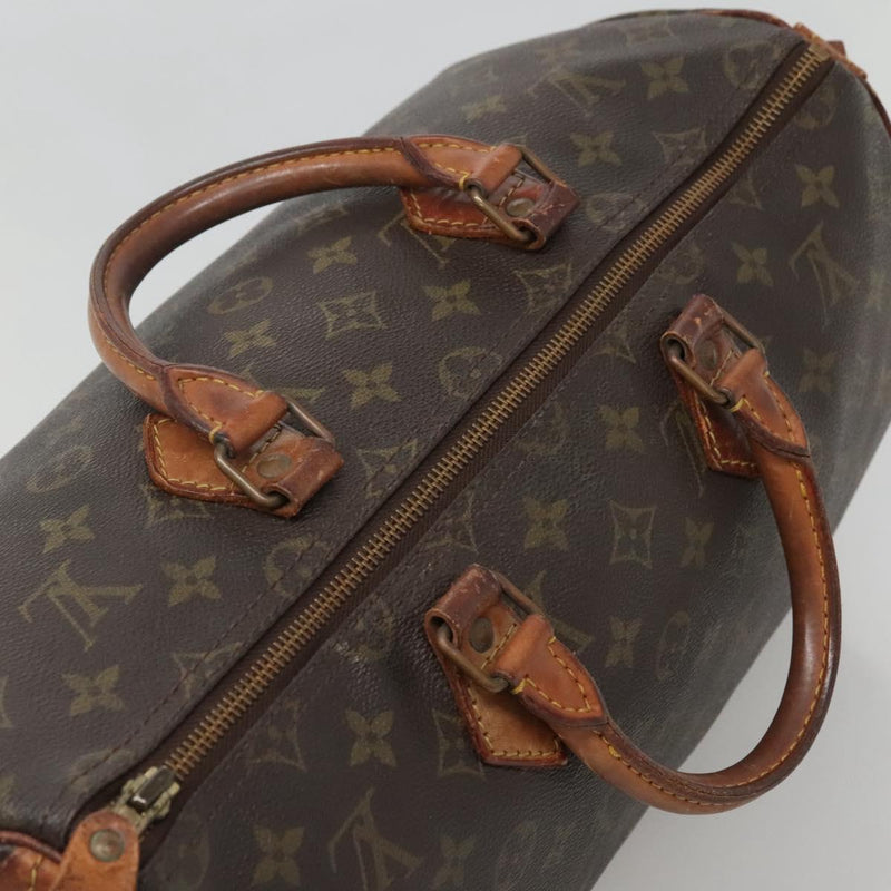 LOUIS VUITTON Monogram Speedy 35 Hand Bag M41524 LV Auth 119062