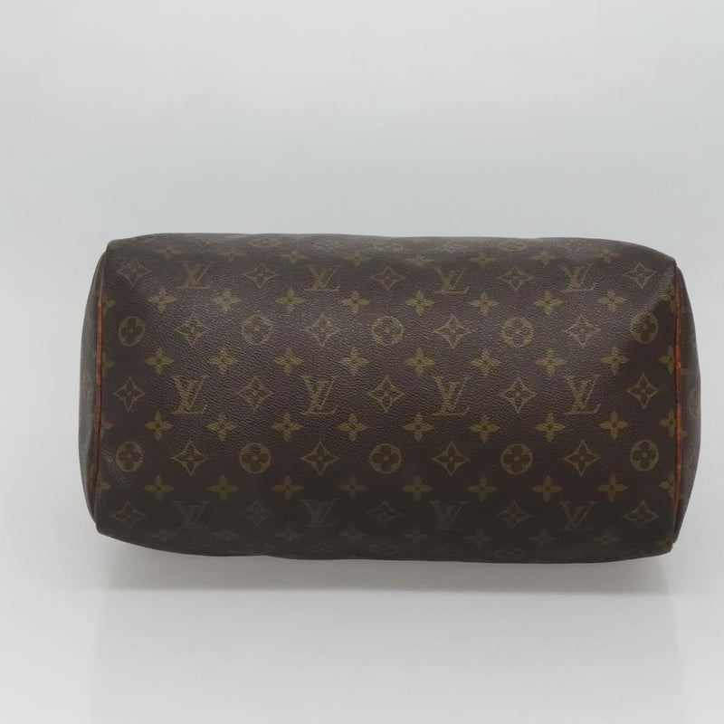 LOUIS VUITTON Monogram Speedy 35 Hand Bag M41524 LV Auth 119062