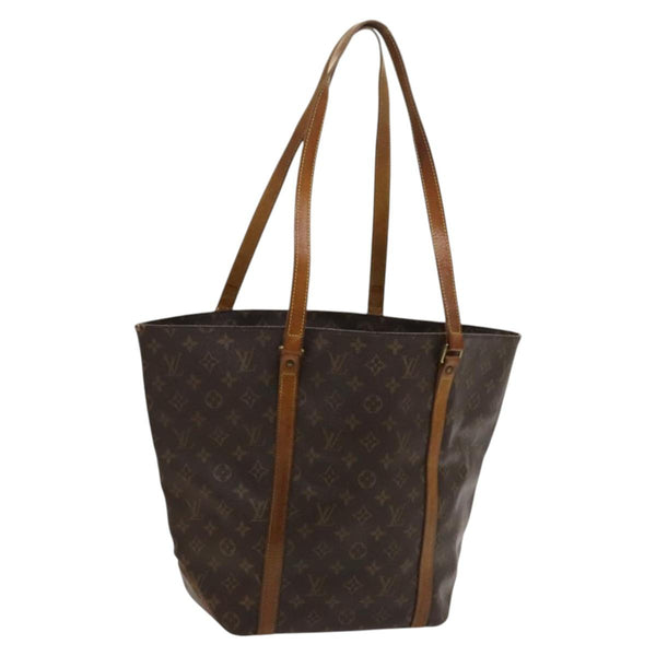 LOUIS VUITTON Monogram Sac Shopping Tote Bag M51108 LV Auth 119066