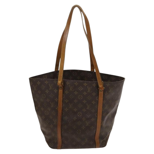 LOUIS VUITTON Monogram Sac Shopping Tote Bag M51108 LV Auth 119066