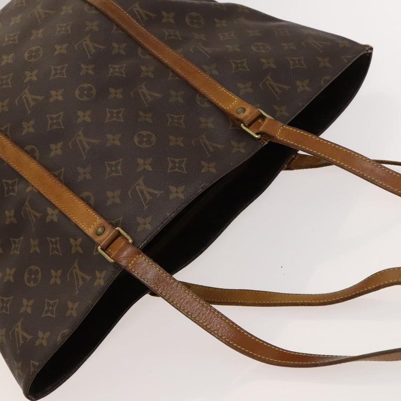 LOUIS VUITTON Monogram Sac Shopping Tote Bag M51108 LV Auth 119066