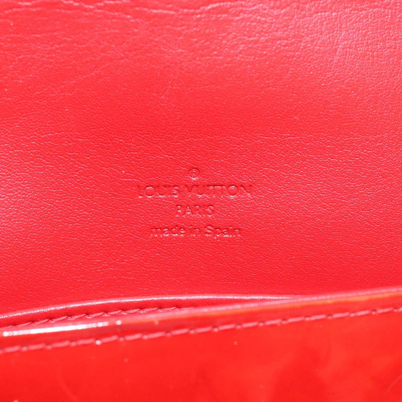 LOUIS VUITTON Monogram Vernis Thompson Street Bag Red M91094 LV Auth 119080