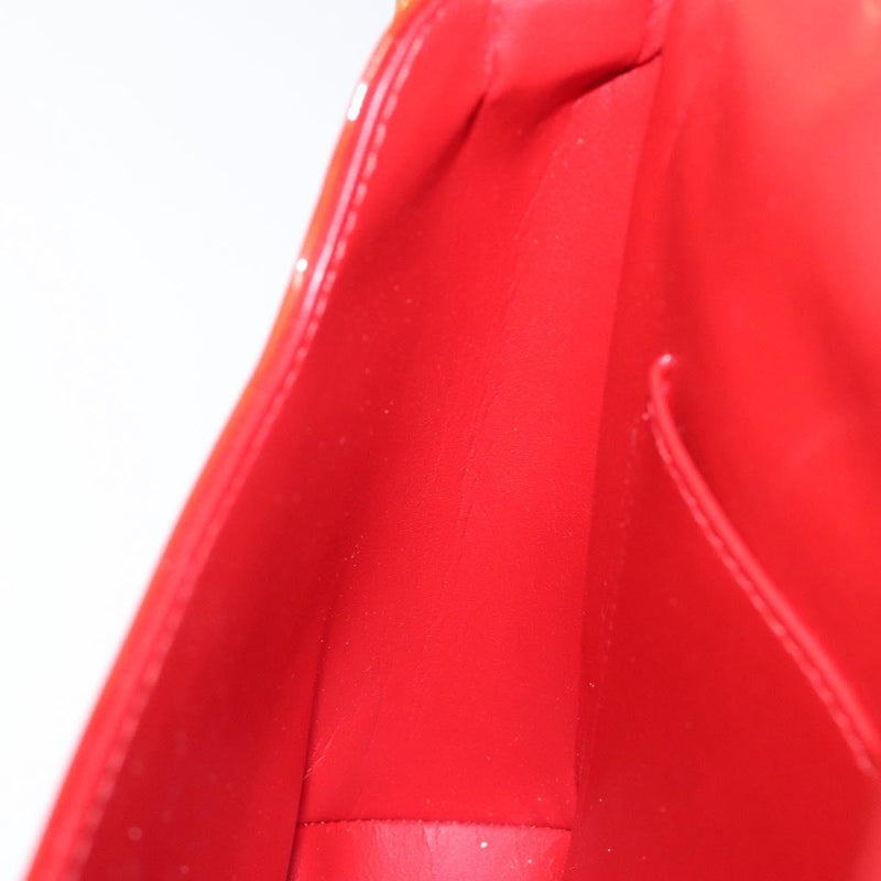 LOUIS VUITTON Monogram Vernis Thompson Street Bag Red M91094 LV Auth 119080