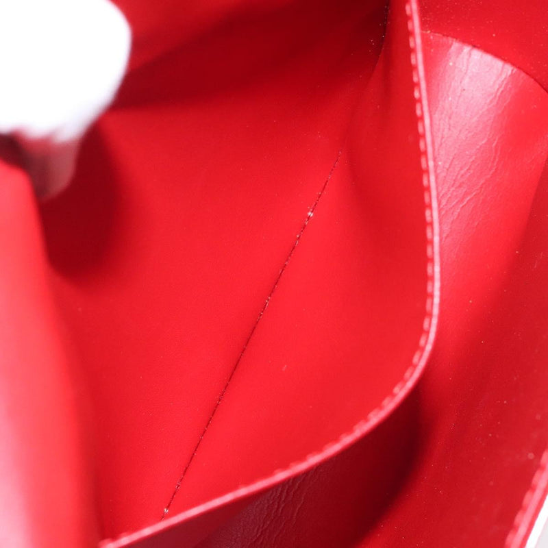 LOUIS VUITTON Monogram Vernis Thompson Street Bag Red M91094 LV Auth 119080