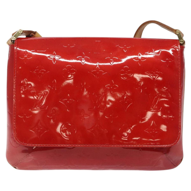 LOUIS VUITTON Monogram Vernis Thompson Street Bag Red M91094 LV Auth 119080