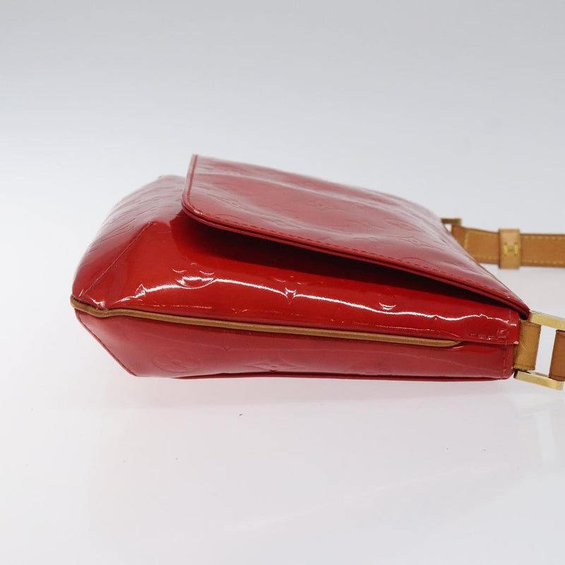 LOUIS VUITTON Monogram Vernis Thompson Street Bag Red M91094 LV Auth 119080
