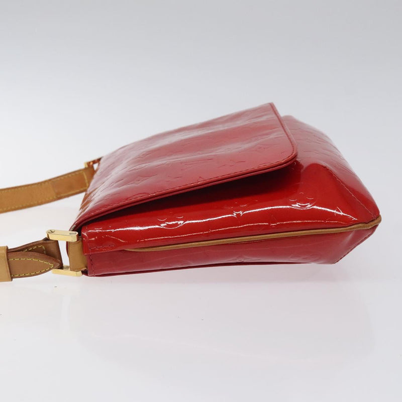 LOUIS VUITTON Monogram Vernis Thompson Street Bag Red M91094 LV Auth 119080